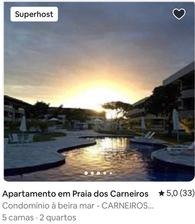 Flat Praia Dos Carneiros - Condominio Na Beira-Mar - Тамандаре Экстерьер фото